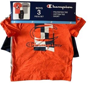 NWT Toddler Boys Champion T-shirt and shorts set size 4T
